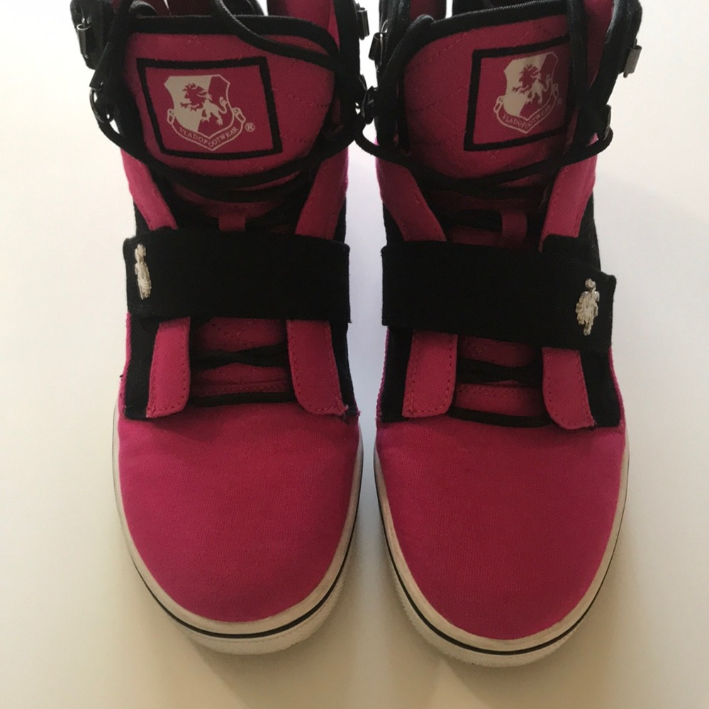 Vlado hot pink high tops